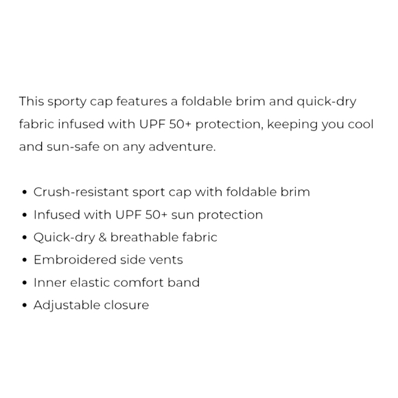 Khaki Folding Cap Unisex. FitKicks. Foldable Design. New - Picture 3 of 10